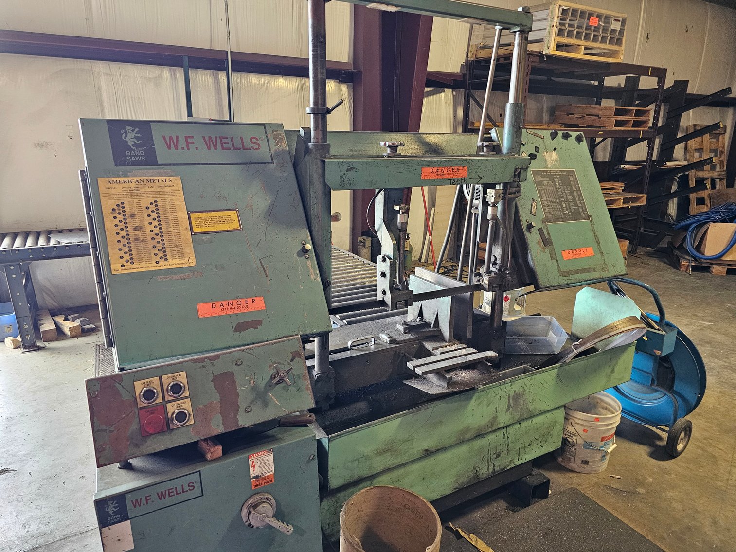 Image for St Albans, WV - Complete Business Liquidation of GSB Process: Band Saws, Shelving, Tools, Steel Shop Tables, and More!