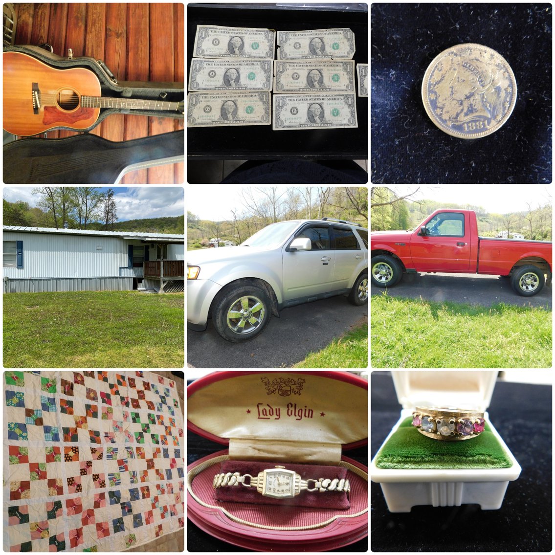 Image for Jane Lew, WV – HUGE Estate Auction! Estate of Lena Riffle: Automobiles,  Restaurant Equipment, 14x50 Mobile Home, Quality Guitars, Tools and Shop Items, and More!