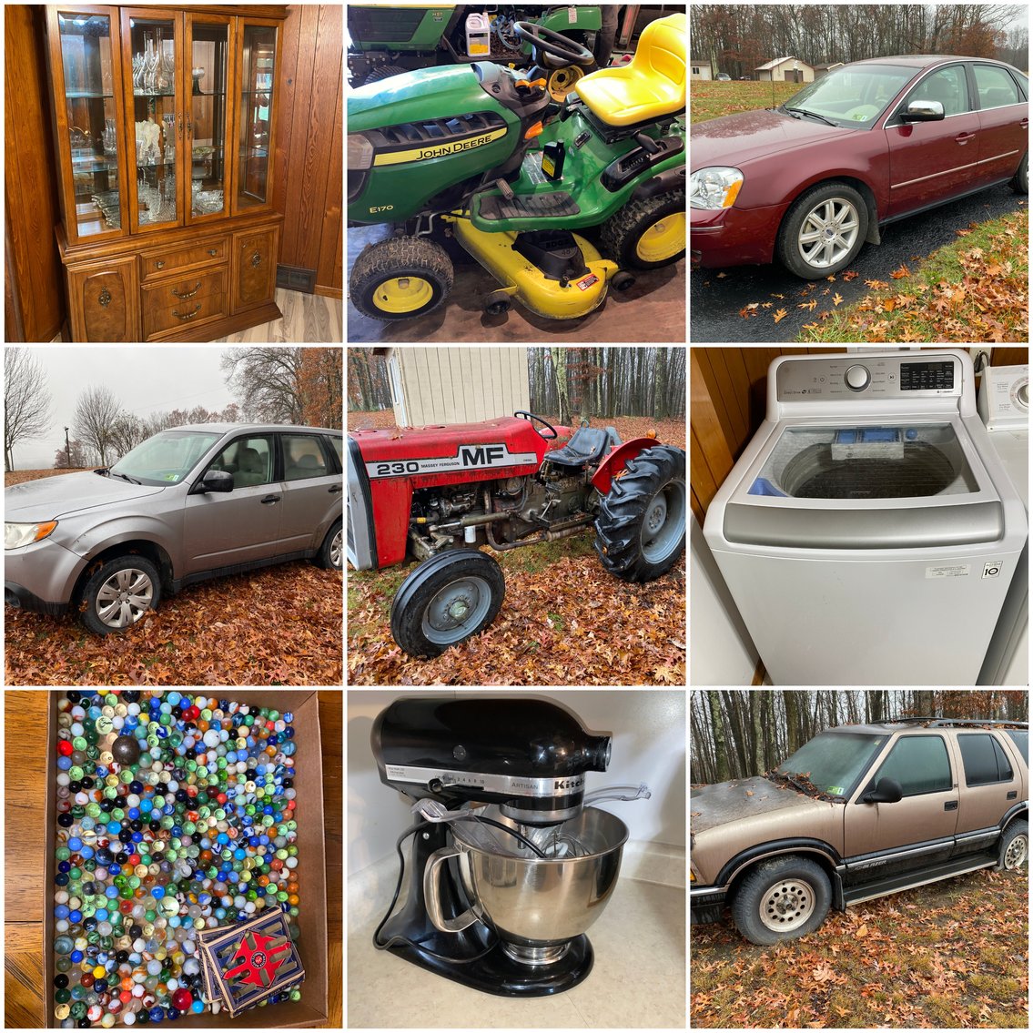 Image for Masontown, WV – ’06 Ford 500 W/Low Miles, Lawn Tractors, Antiques, Household Goods, Pyrex and More!