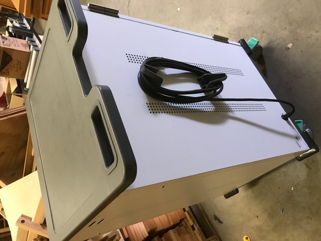 Image for Fayette County, PA: Woodshop Equipment, Commercial Scrubbers, Tables, Chairs, Loads of Shelving, Metal Cabinets, and MORE!