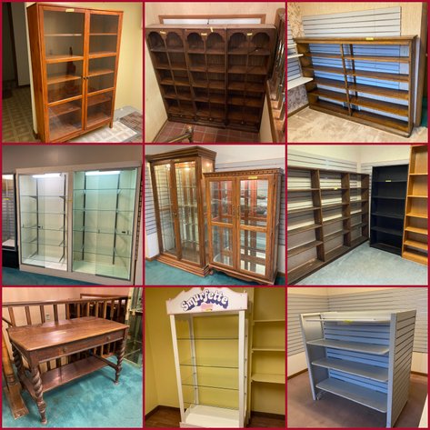 Image for Morgantown, WV – Final Online Auction for Sander’s Antiques: Showcases and Displays