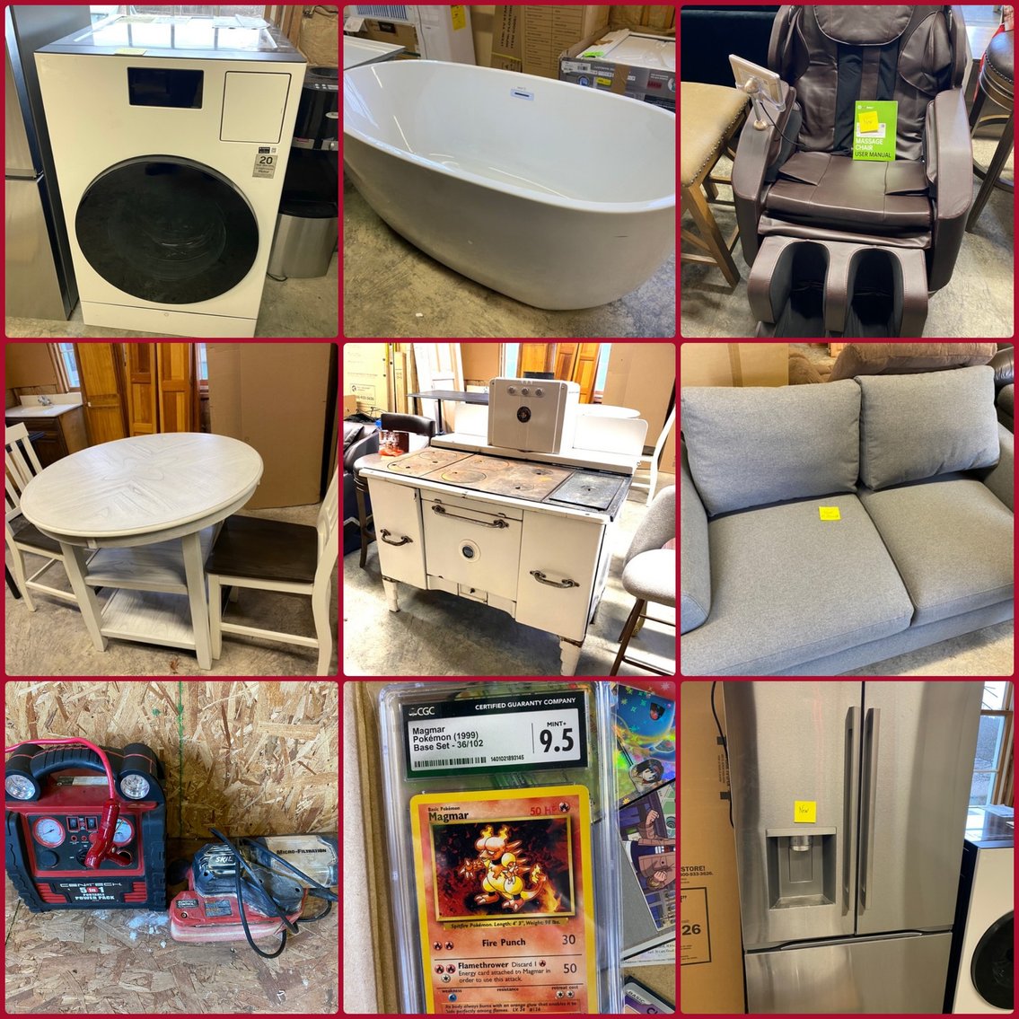 Image for Farmington, PA - Over 500 Lots, Construction & Remodeling Supplies, Appliances, Tools, Barber Chair, Pokémon & Sports Cards, Chevy Tracker Project, and More!