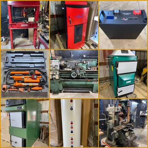 Image for Braxton Co: Gasification Boilers, Shop Equipment, Lathes & Milling Machines, Forklift, Tools, and MORE