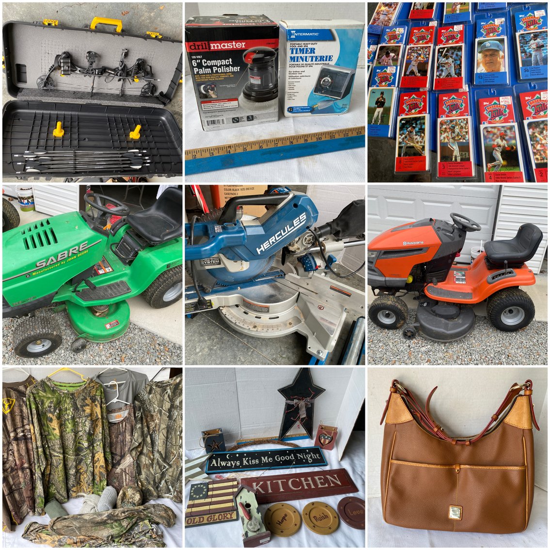 Image for Connellsville, PA -- Riding Mowers, Tools, Hunting Supplies, Furniture, Many Decorator items, Holiday Decorations, Household items, Men's and Women's Clothing, Patio Furniture, Exercise Equipment, More!