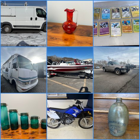 Image for St. Albans, WV -- Vehicles, RV, Boat, Glassware, Diecast Cars, Blenko, Fenton, Crocks and MORE!