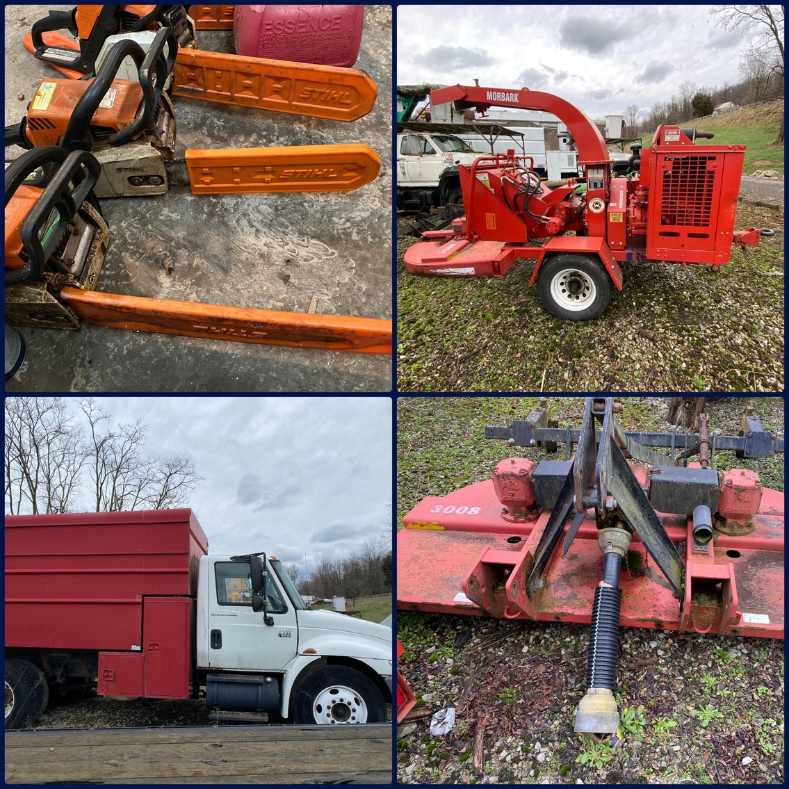 Image for Waynesburg, PA -- White Tree Service Retirement Sale, Woodchippers, Trucks, Tractors, Attachments, and much more!