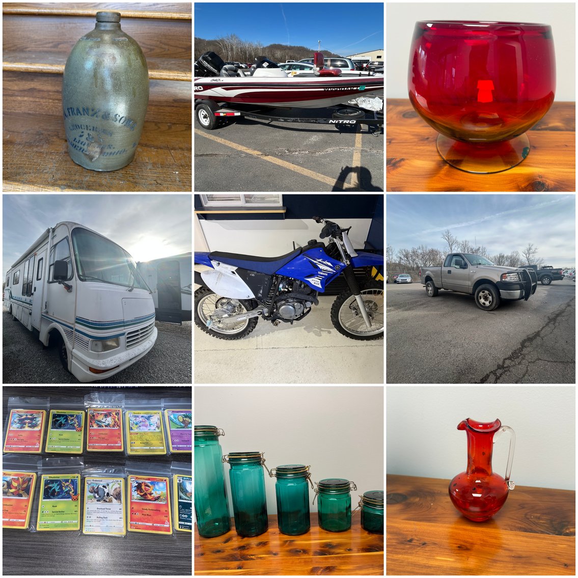 Image for St. Albans, WV -- Vehicles, RV, Boat, Glassware, Diecast Cars, Blenko, Fenton, Crocks and MORE!