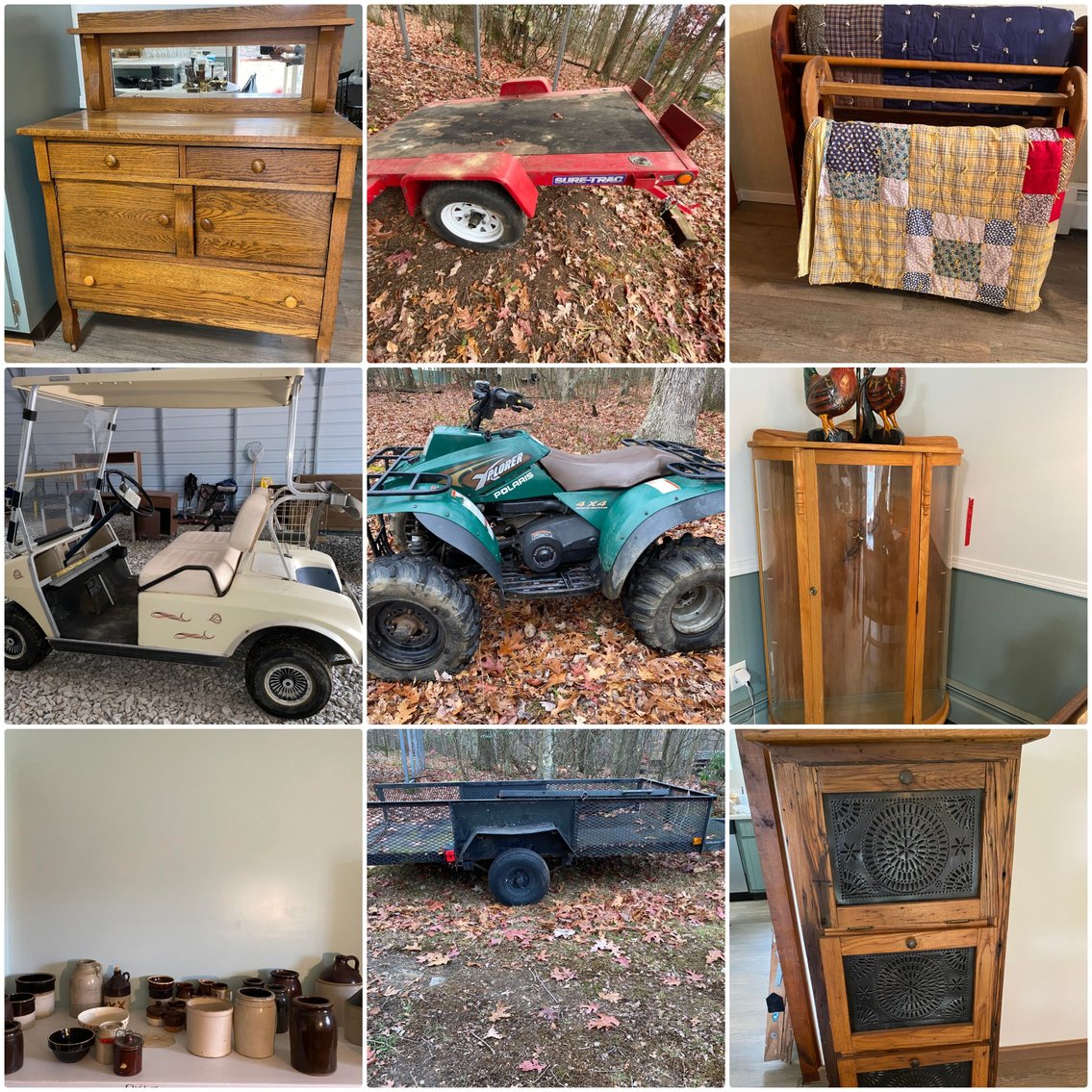 Image for Albright, WV – Sporting Goods, Golf Cart, Antique Furniture, Glassware, Trailers, and More!