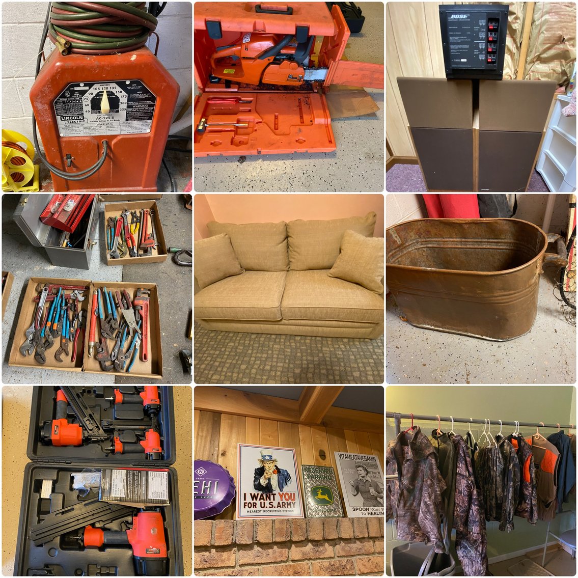 Image for Republic, PA – Pelehac Family Trust: Woodworking Equipment, Shop Items, Hardware, Outdoor Gear, Antiques, Collectibles, and More!