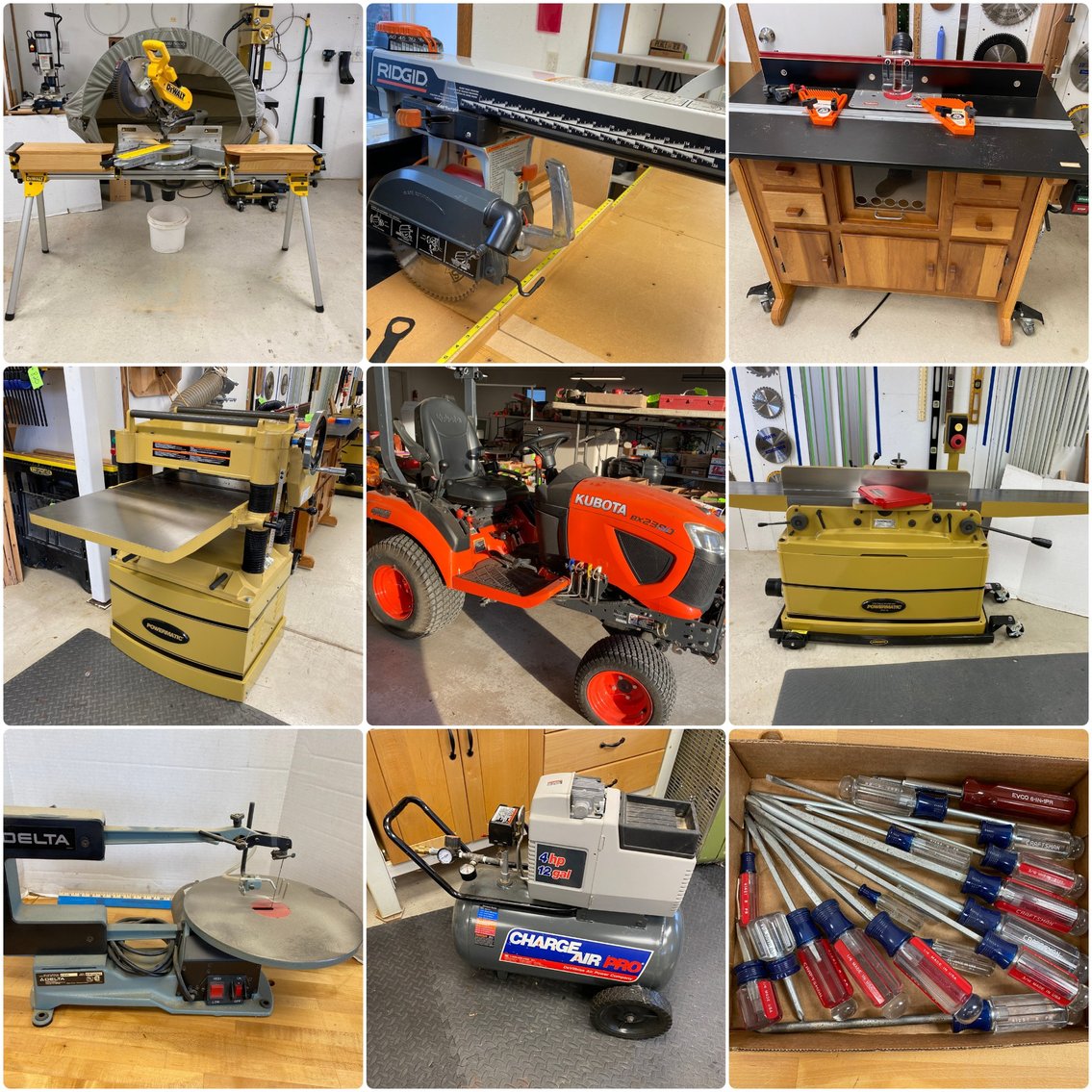 Image for Connellsville, PA – Day 2 of 2: Complete Woodworking Shop, Tools, Lawn Care Items, and More!