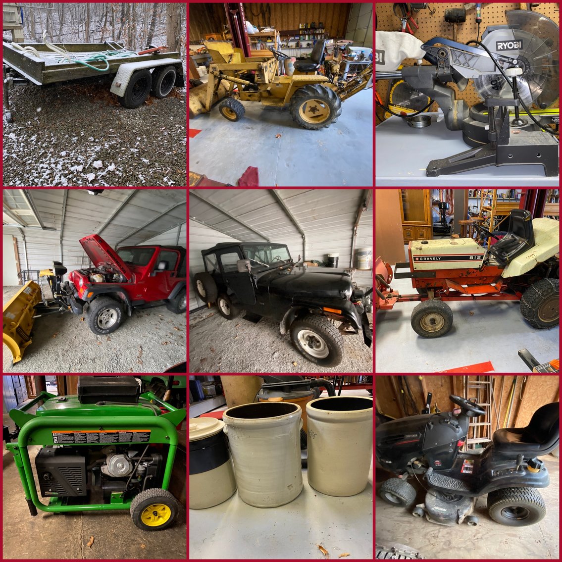 Image for Scenery Hill, PA – Jeep Wranglers, Gravelys, John Deere, Tools, Parts, Collectibles & Much More!