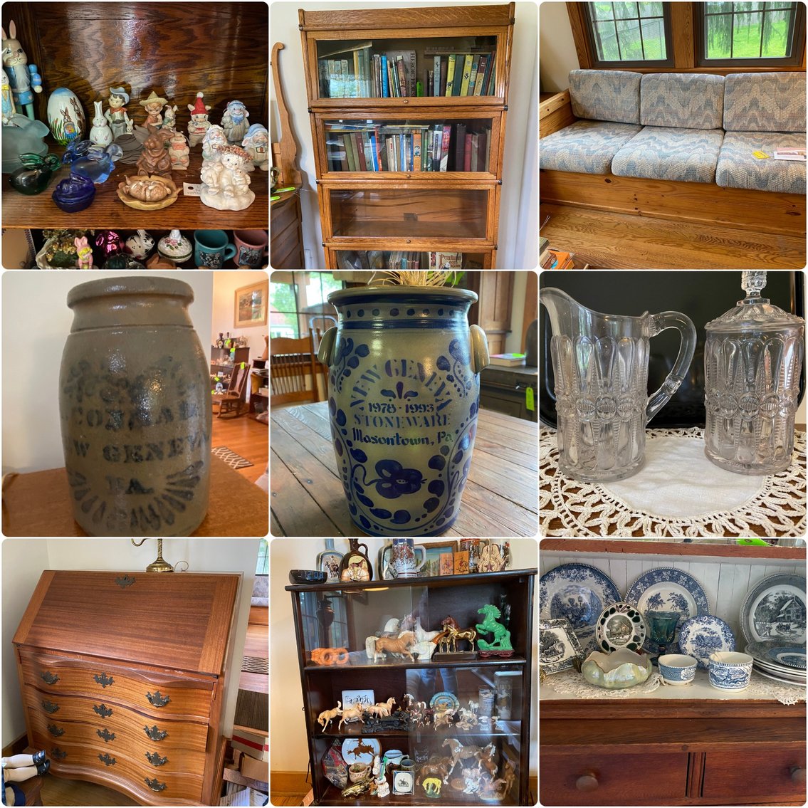 Image for Hopwood, PA – Complete Contents of the Home: Glassware, Stoneware, Local Collectibles, Oak Furniture, and Much More!