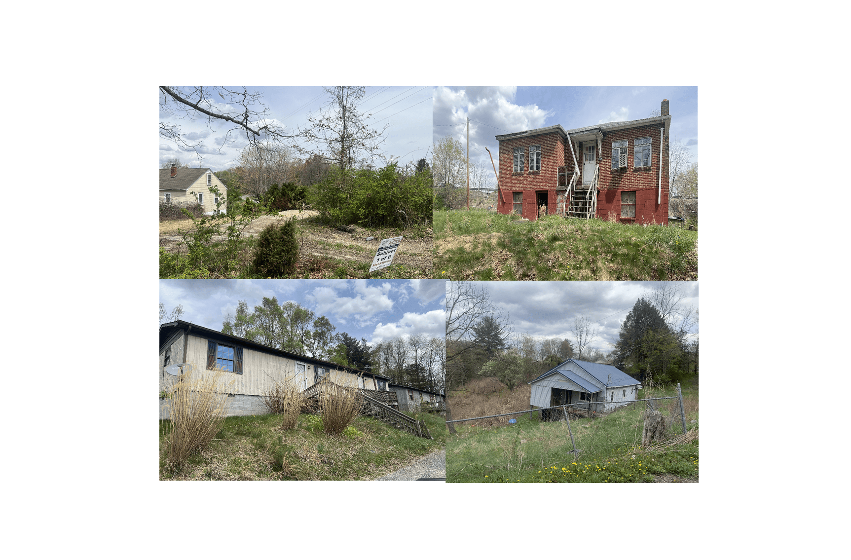 Image for SOLD - 4 Raleigh County Properties Selling to the Highest Bidders