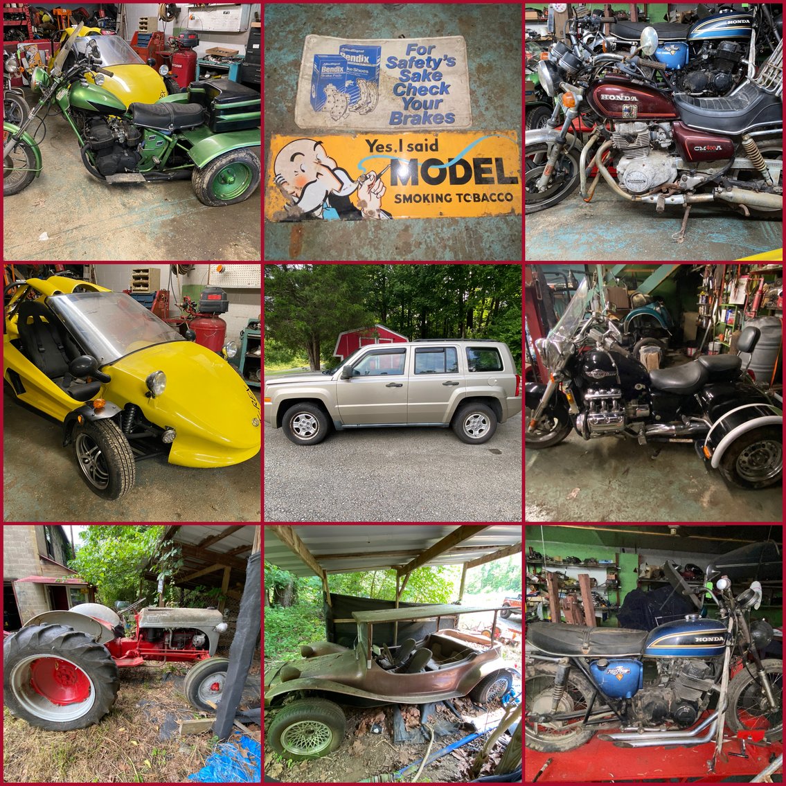 Image for Carmichaels, PA – Downsizing Lifetime collection of Motorcycles, Cars, Tractor, Parts, Tools, and related items