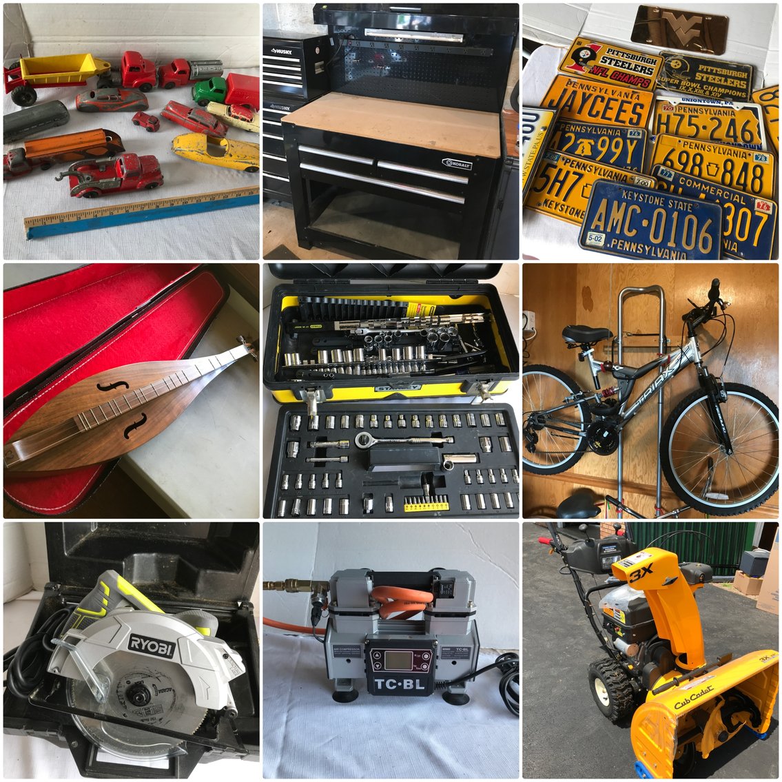 Image for Uniontown, PA – Huge Downsizing Auction: Tools and Shop Items, Household Items, Musical Instruments, Furniture, Electronics, and More!