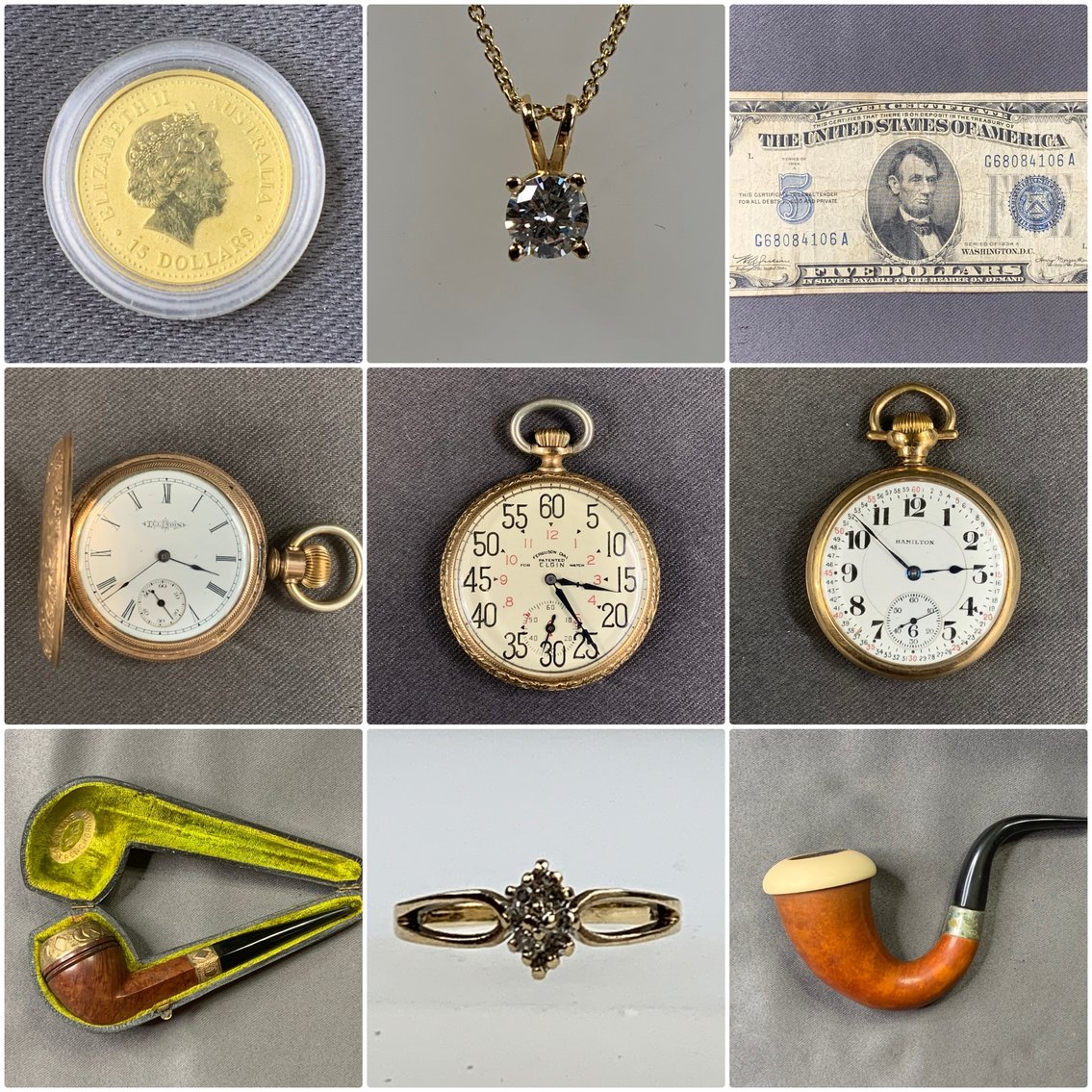Image for Shinnston, WV – Pocket Watches, Coins, Currency, Jewelry and Pipes