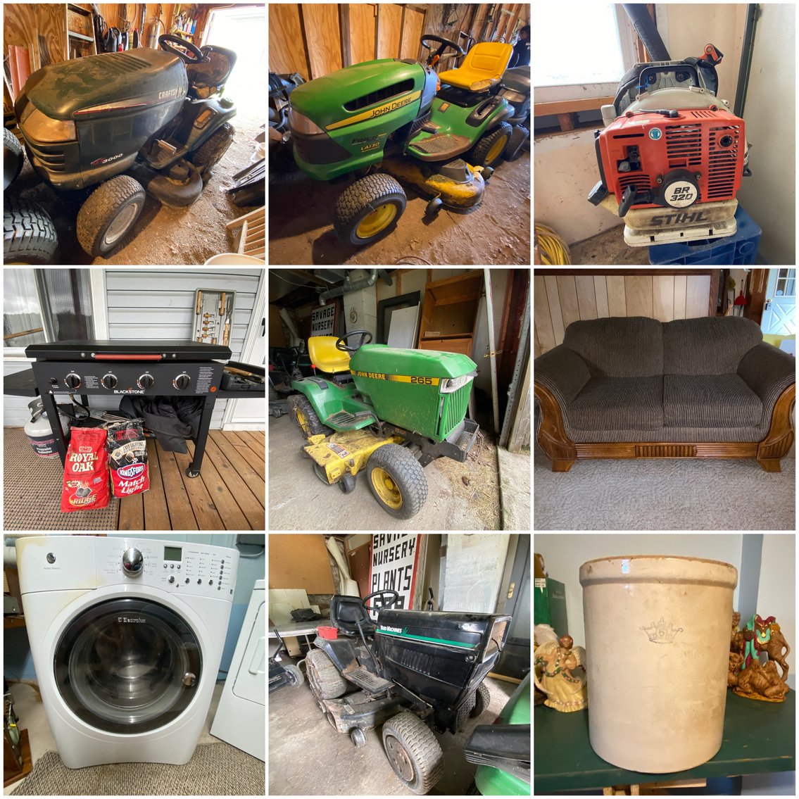 Image for Oakland, MD – Estate of Nancy Savage: Lawn Mowers, Tools, Household Items and More!