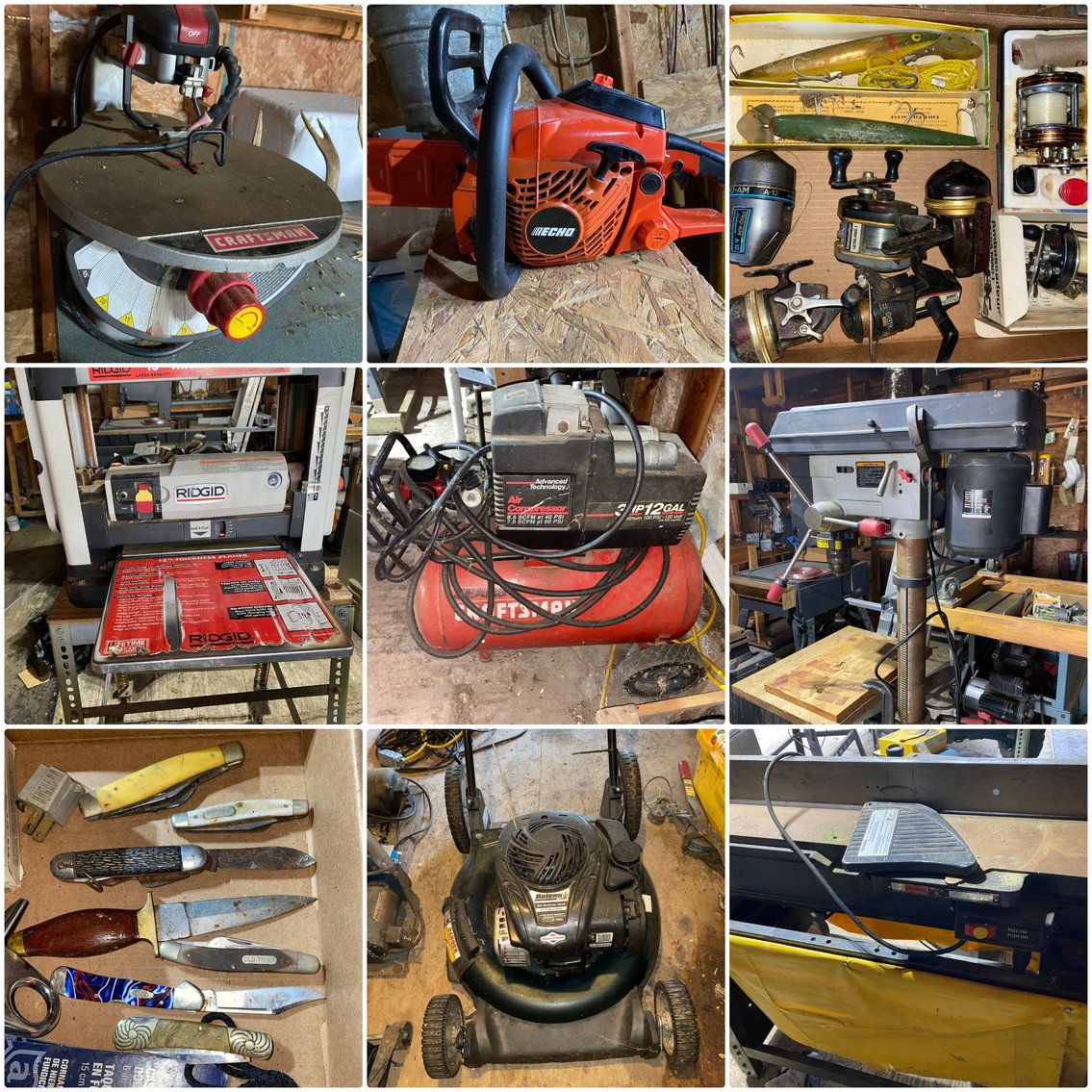 Image for Dilliner, PA – Richard Everly Moving Auction: Woodworking, Tools, Sporting Goods, Household Items