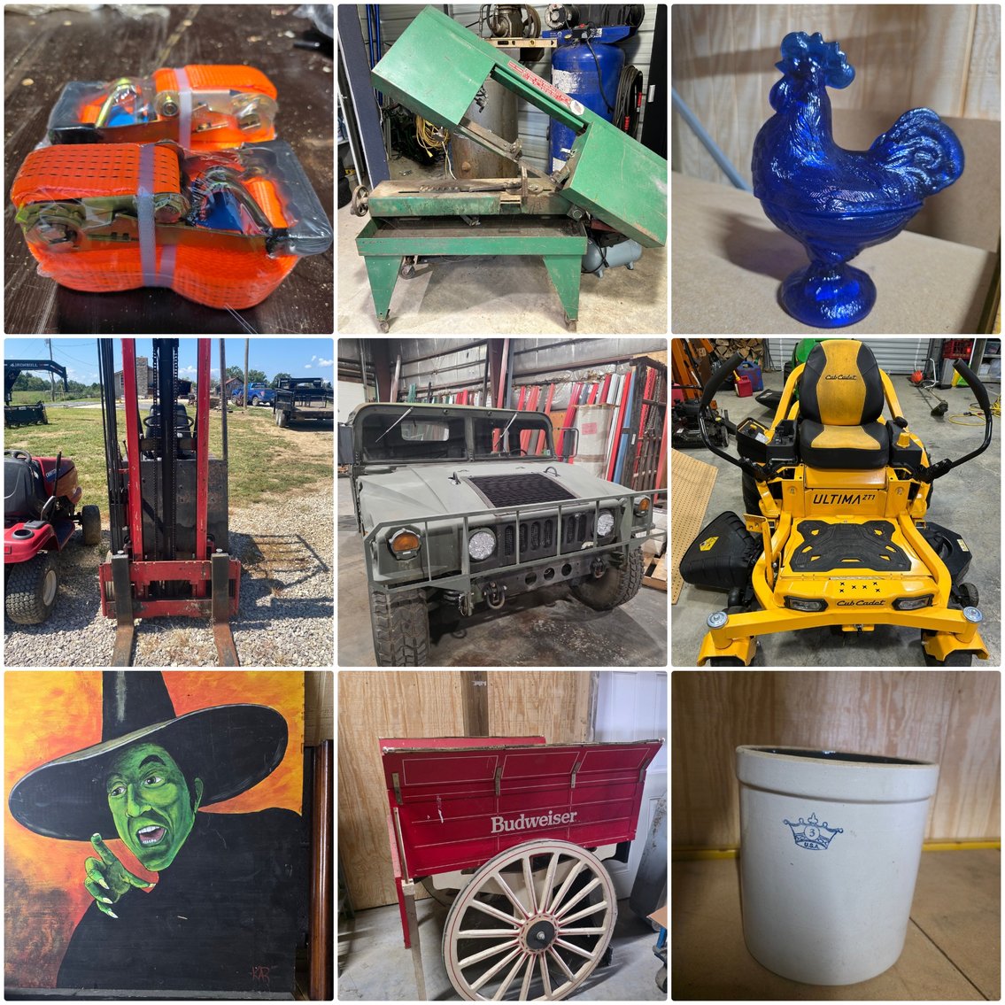 Image for Milton, WV - Komatsu Excavator,  Skid Steer, Pallet Forks,  Augers, Buckets, Lawn Mowers, Tillers, Entry Gates,  and Lots More!