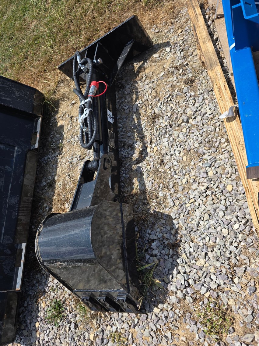 Image for Milton, WV - Komatsu Excavator,  Skid Steer, Pallet Forks,  Augers, Buckets, Lawn Mowers, Tillers, Entry Gates,  and Lots More!