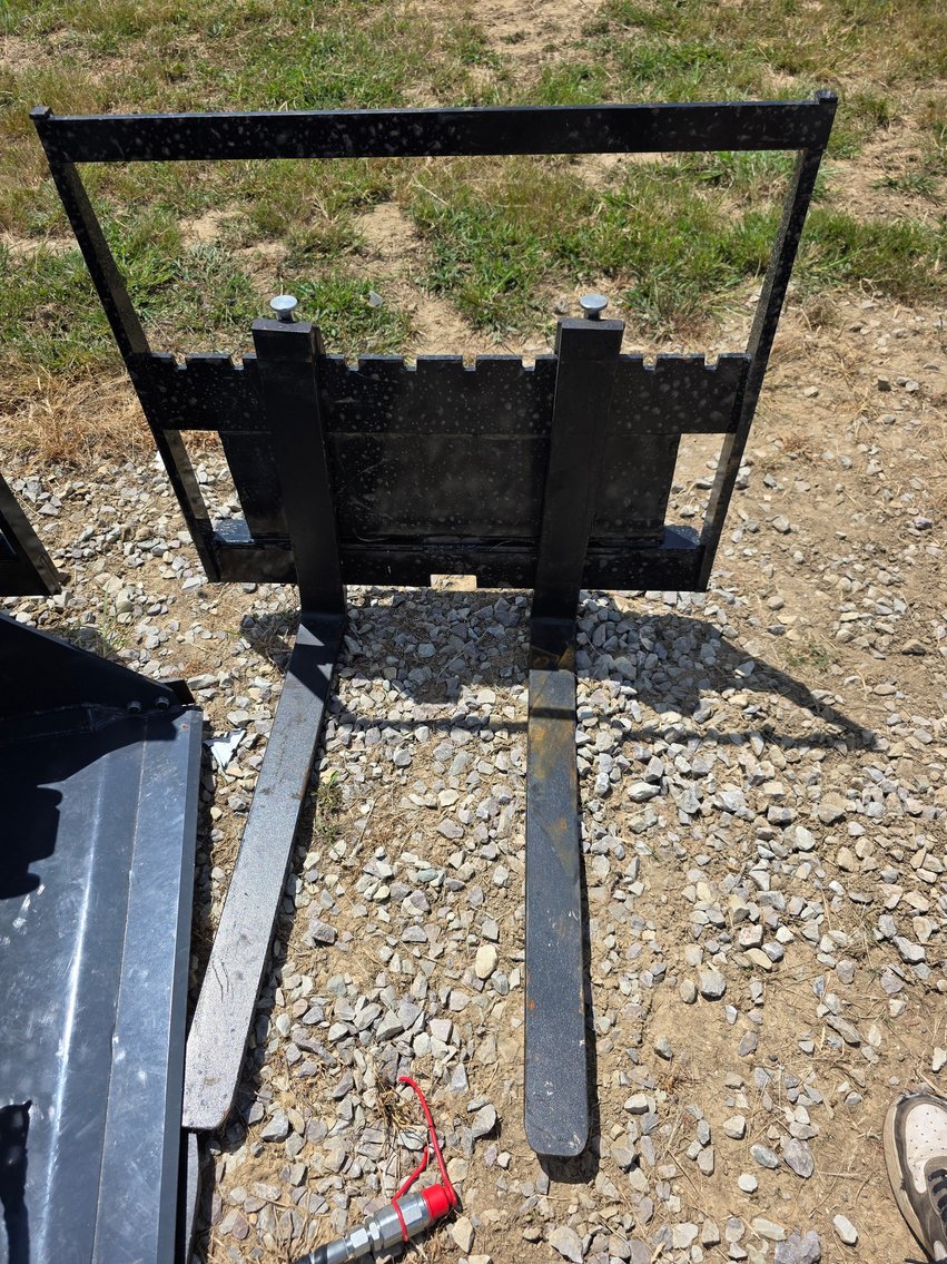 Image for Milton, WV - Komatsu Excavator,  Skid Steer, Pallet Forks,  Augers, Buckets, Lawn Mowers, Tillers, Entry Gates,  and Lots More!