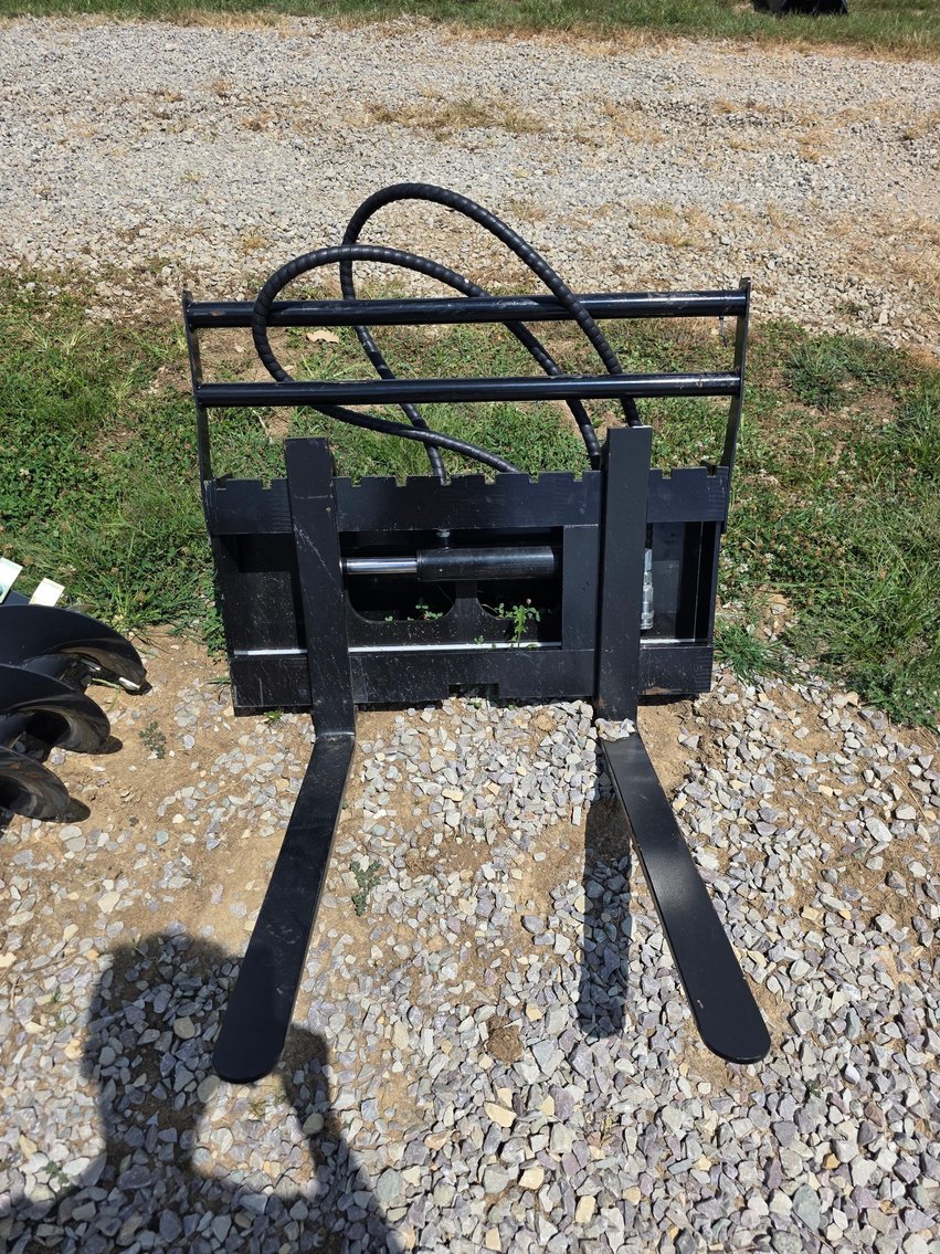 Image for Milton, WV - Komatsu Excavator,  Skid Steer, Pallet Forks,  Augers, Buckets, Lawn Mowers, Tillers, Entry Gates,  and Lots More!