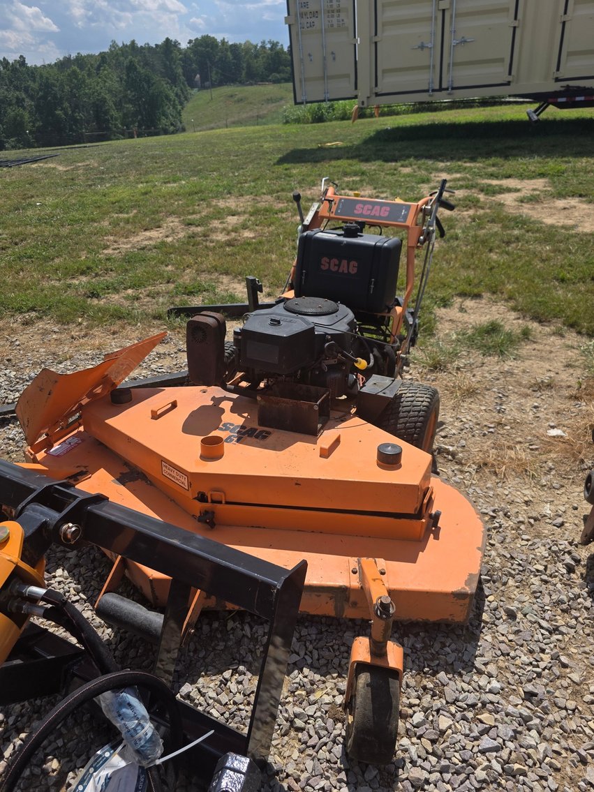 Image for Milton, WV - Komatsu Excavator,  Skid Steer, Pallet Forks,  Augers, Buckets, Lawn Mowers, Tillers, Entry Gates,  and Lots More!