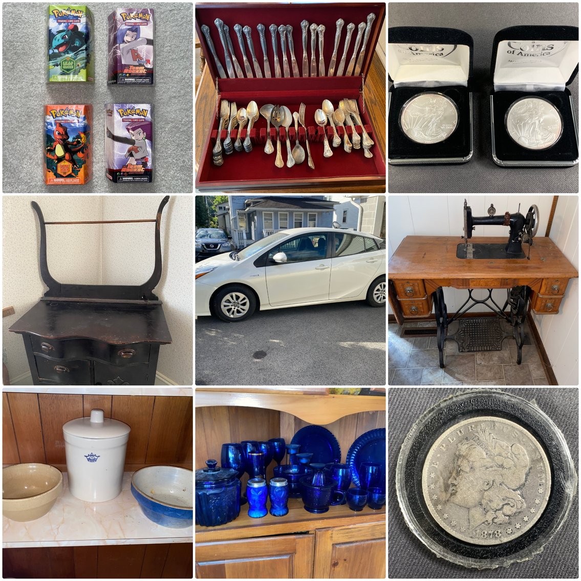 Image for Weston, WV – Estate of Barbara J. Davis: Toyota Prius, Coins, Antiques, Pokemon Cards, Household Items, Tools & Shop Items