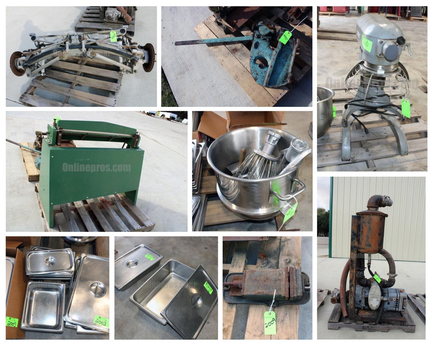 Image for Hobart Mixers, Metal Inserts, Corvette Rear End, and Miscellaneous - Tomball, TX