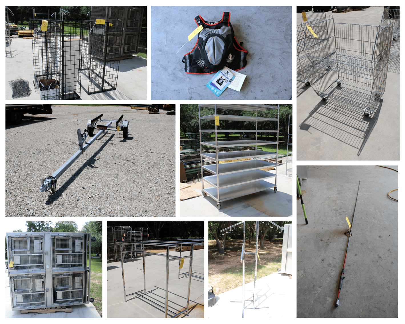 Image for Boat Trailer, Paddling Vest, Animal Cage, Fishing Rods, Racks and Miscellaneous - Tomball, TX