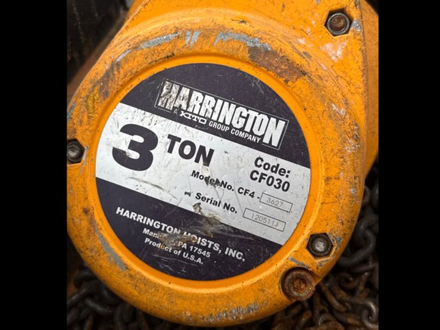 Image for Chain Hoists, Lever Style Chain Binders, Lashing Chains, HVAC Blowers, and More! - Tomball, TX 77377