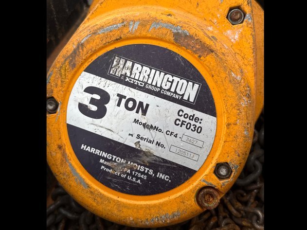 Image for Chain Hoists, Lever Style Chain Binders, Lashing Chains, HVAC Blowers, and More! - Tomball, TX 77377