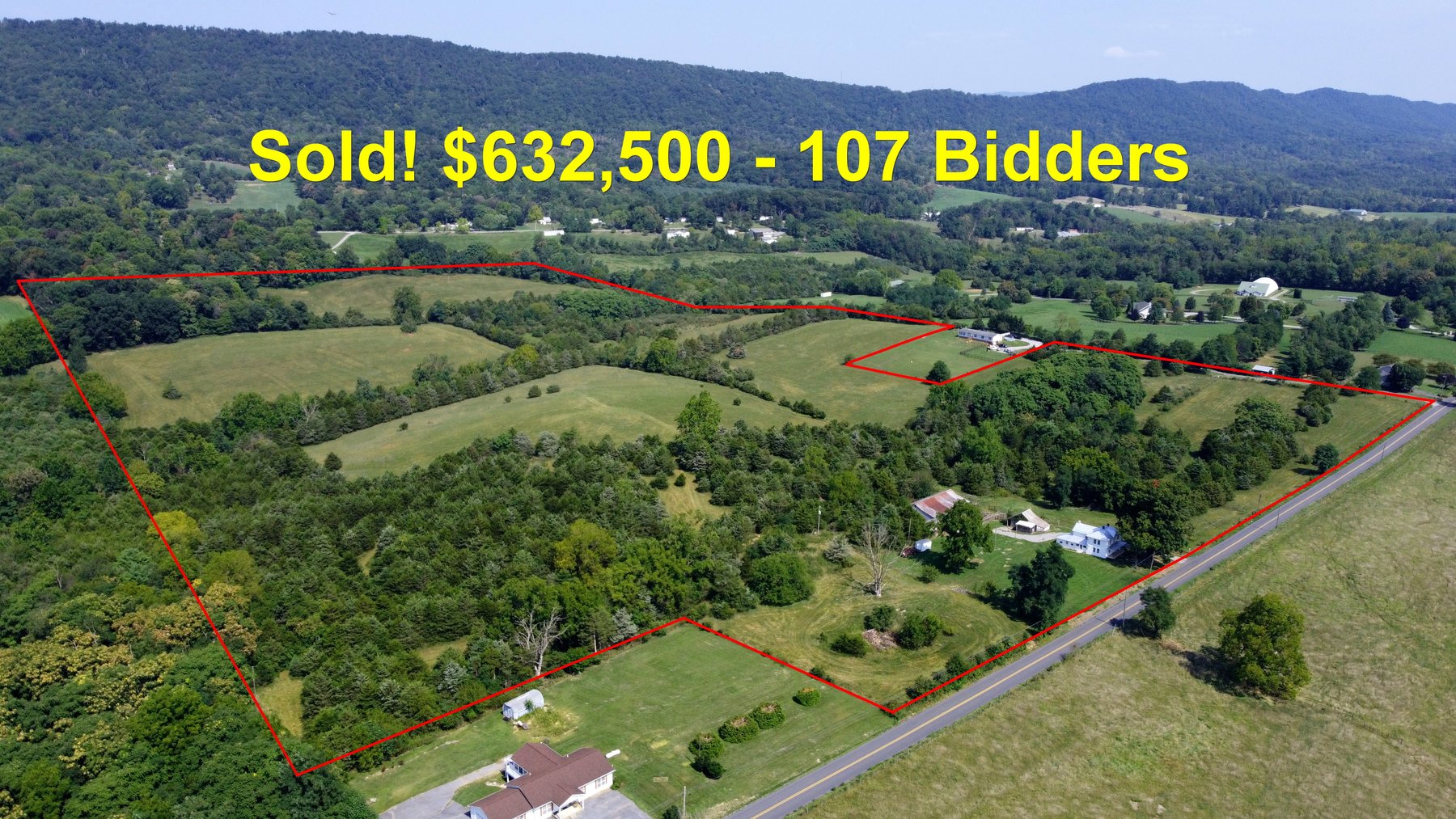 Image for 70 +/- Acres With Farmhouse And Outbuildings Near Singers Glen VA