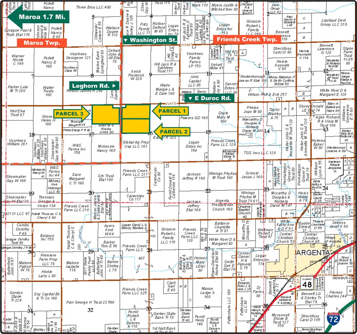 Image for Closed - Macon Co., IL - 257.04 Ac., m/l (030-0483) **Acres Updated on 3/18/24**