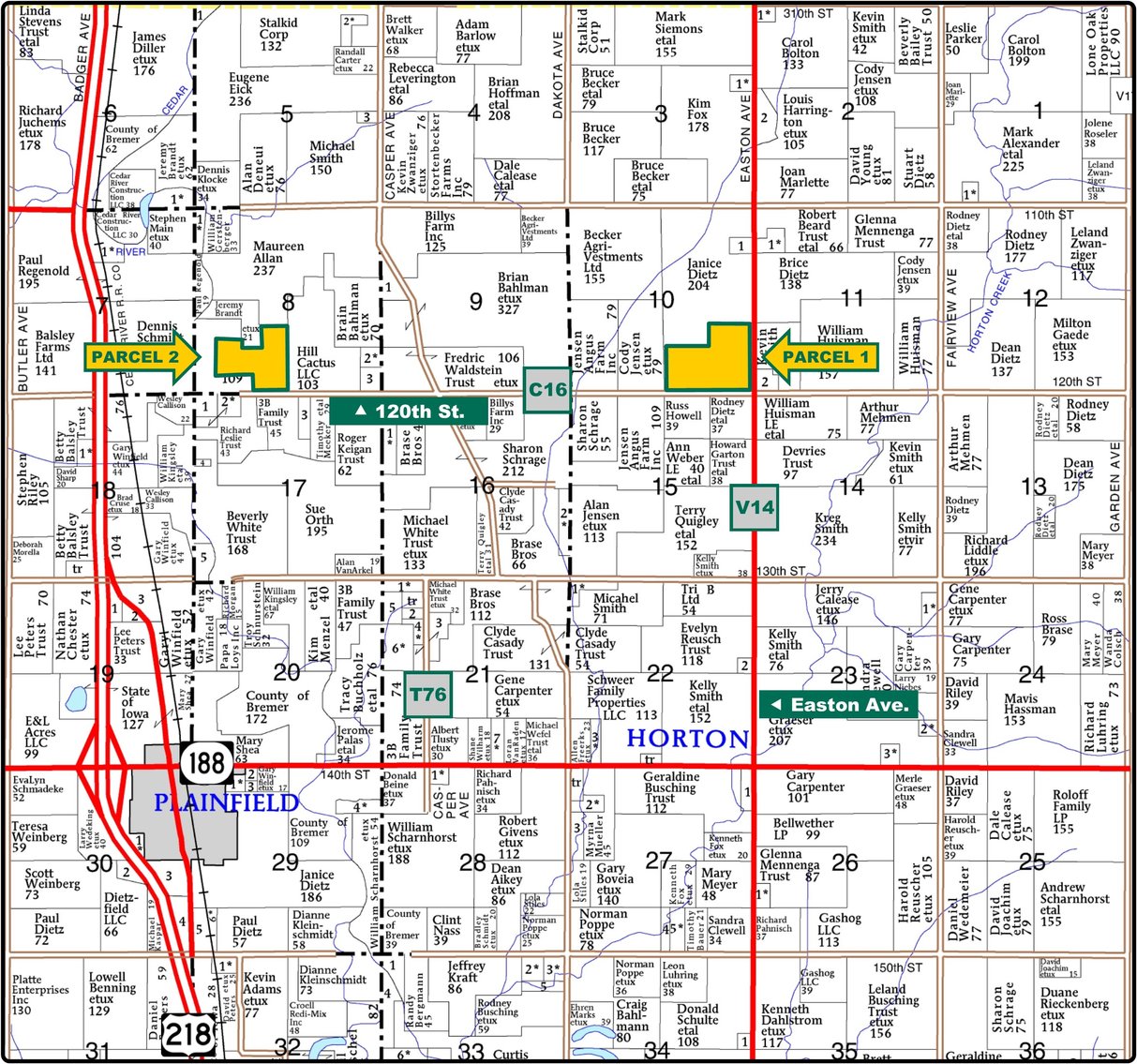 Image for Closed - Bremer Co., IA - 152.08 Ac., m/l (050-1318)