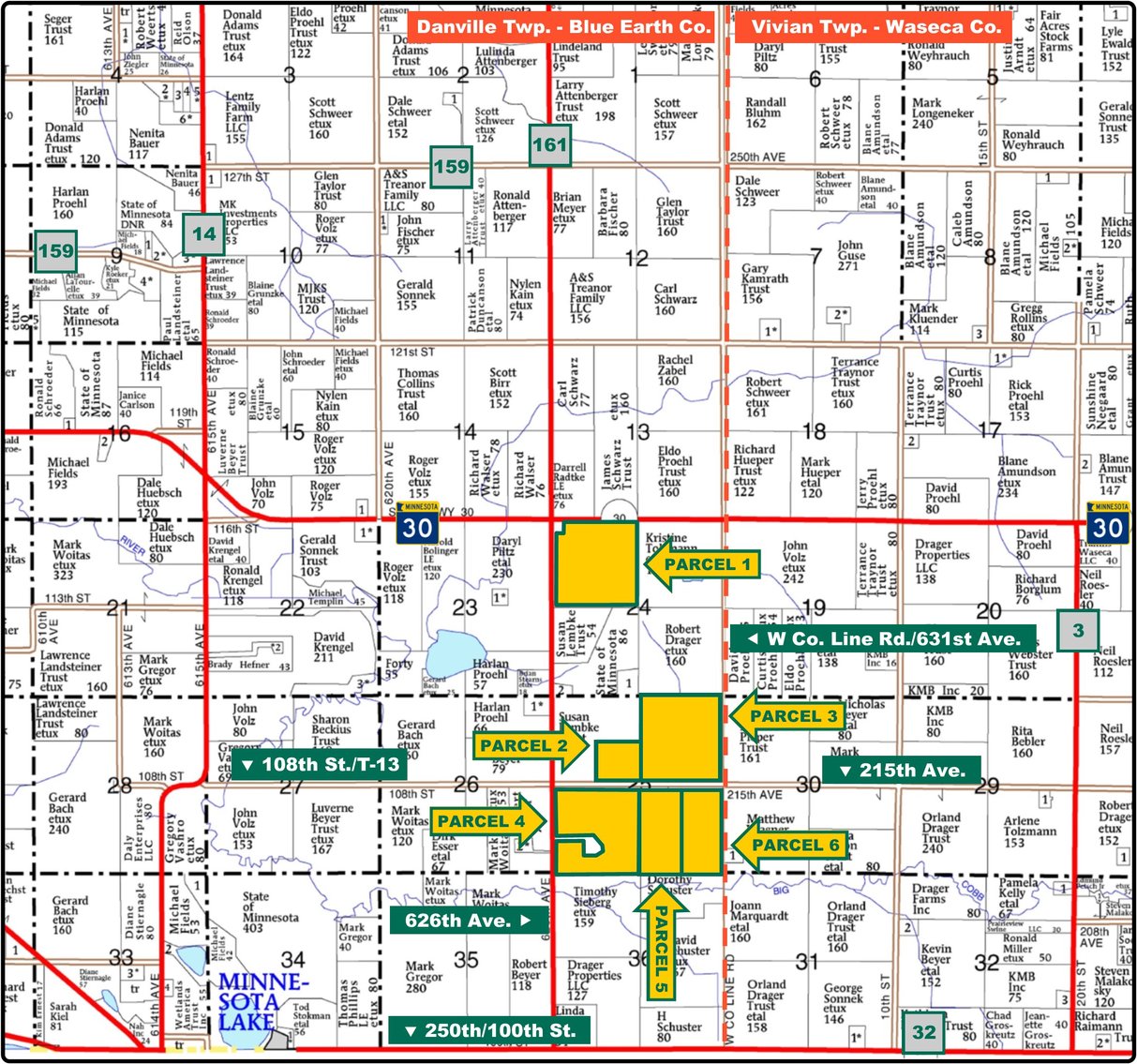 Image for Closed - Blue Earth Co., MN - 668.46 Ac., m/l (190-0239)
