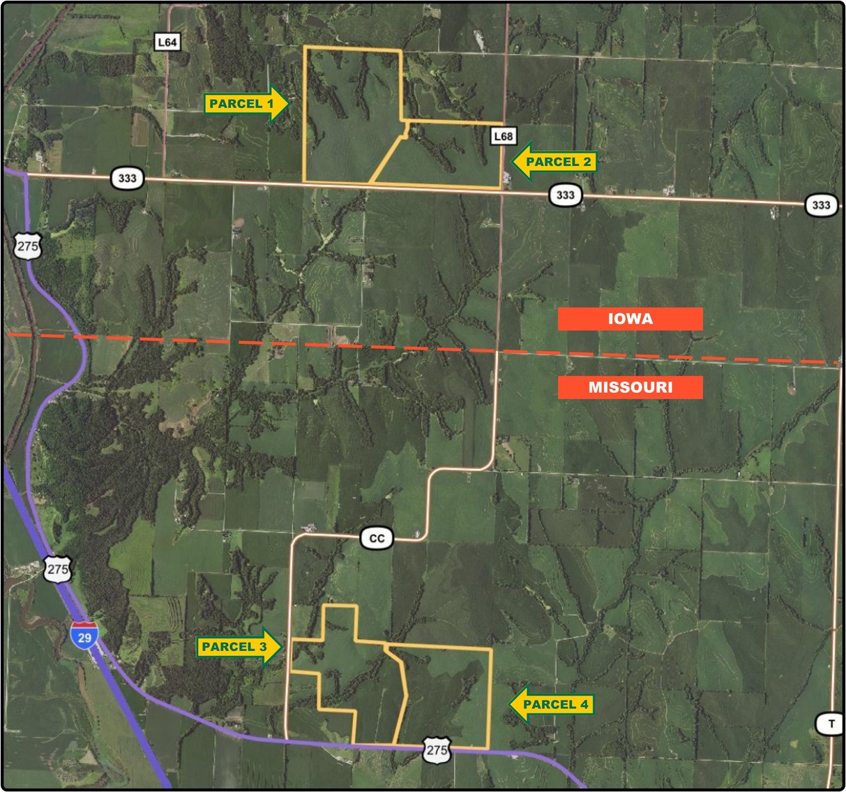 Image for Closed - Fremont Co., IA/Atchison Co., MO - 1,274.95 Ac., m/l (090-0232-03)