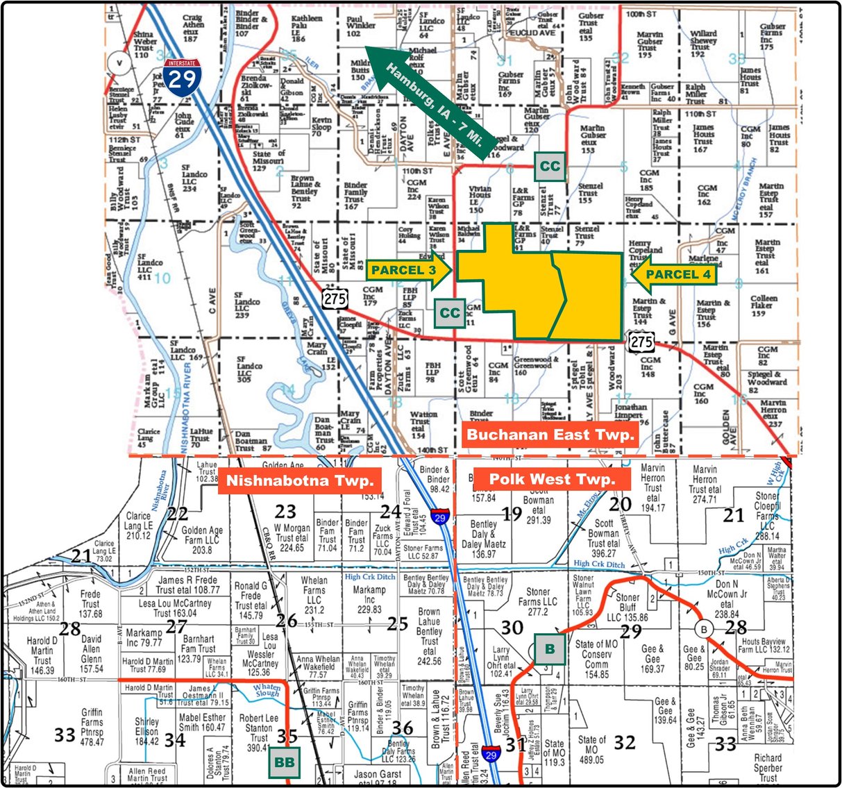Image for Closed - Fremont Co., IA/Atchison Co., MO - 1,274.95 Ac., m/l (090-0232-03)