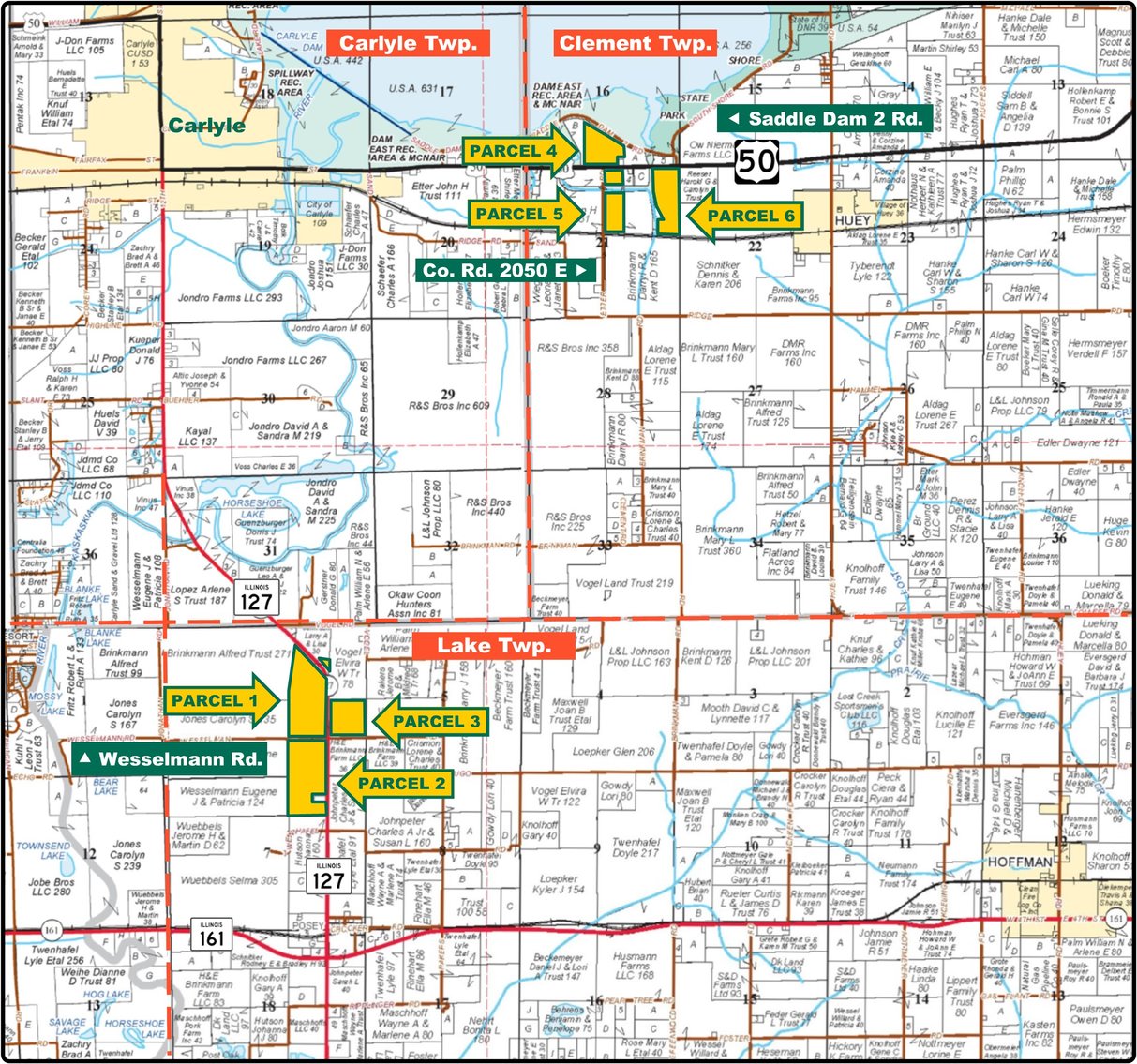 Image for Closed - Clinton Co., IL - 395.69 Ac., m/l (030-0495)
