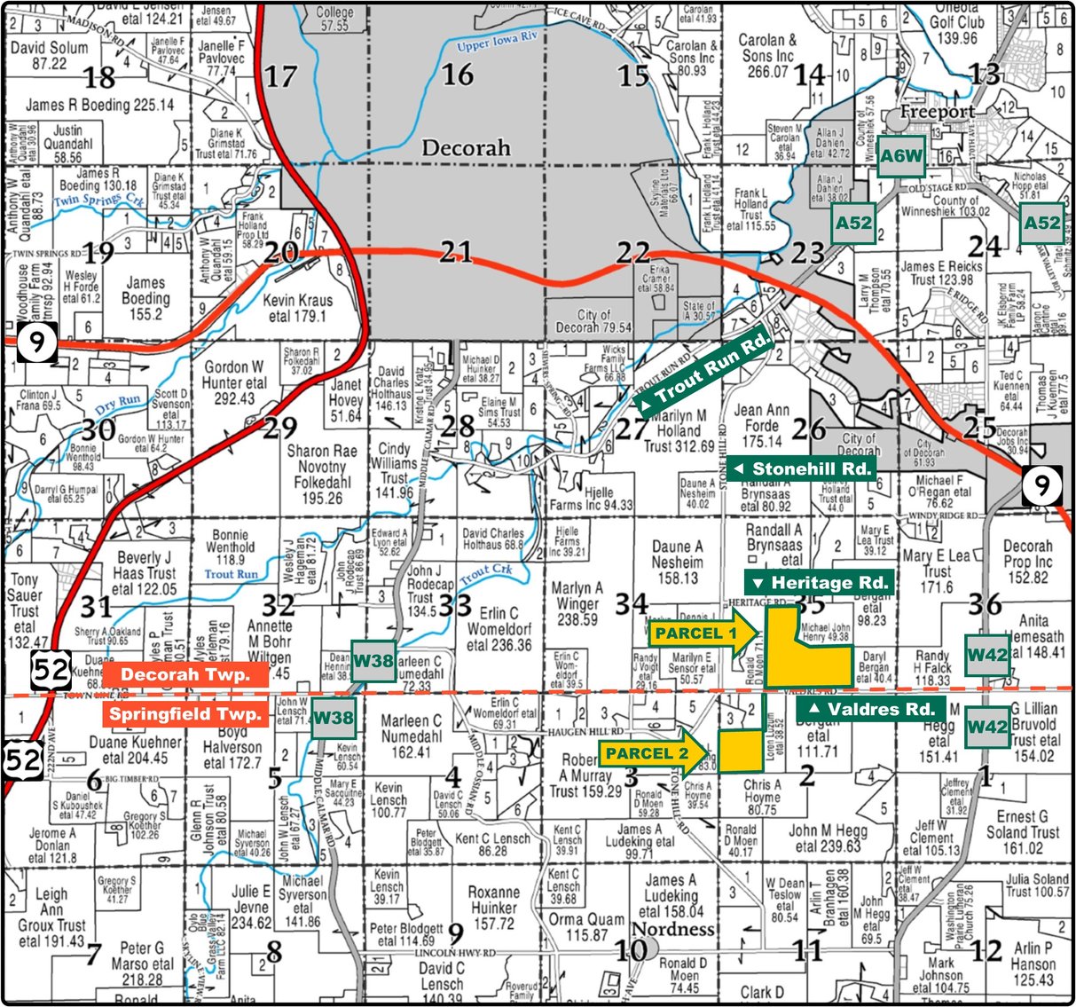 Image for Closed - Winneshiek Co., IA - 148.34 Ac., m/l (050-1334)