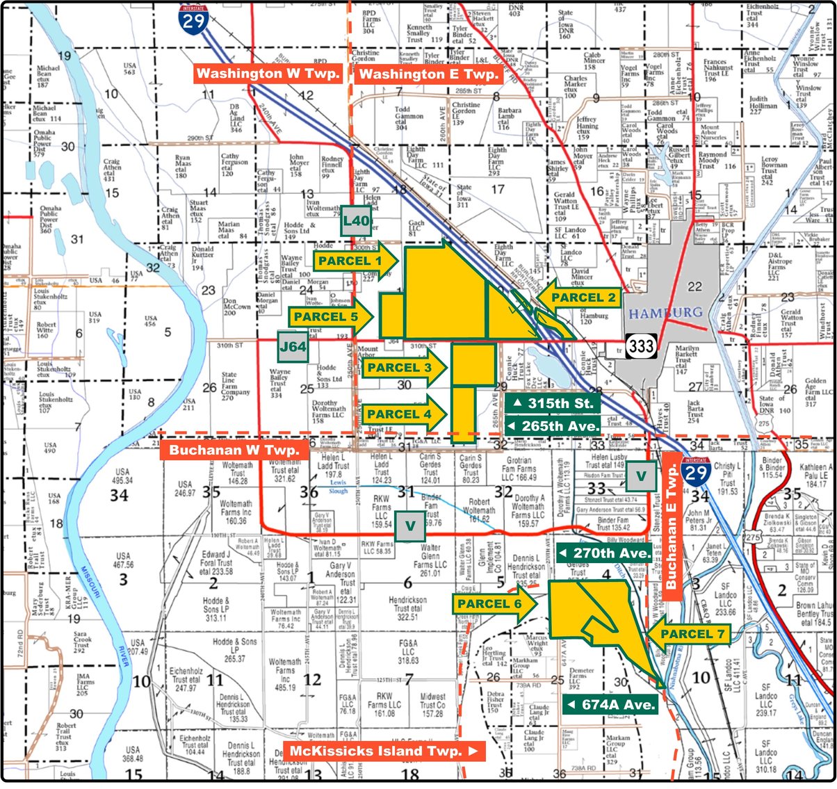 Image for Closed - Fremont Co., IA/Nemaha Co., NE/Atchison Co., MO - 1,526.92 Ac., m/l (090-0232-19)