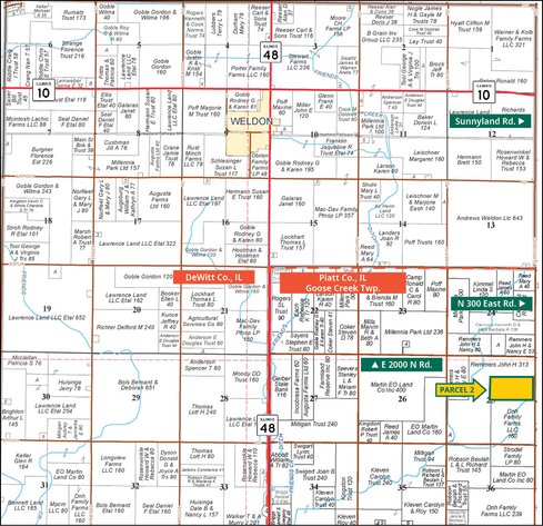 Image for Closed - DeWitt/Piatt Co., IL - 158.75 Ac., m/l (030-0502)