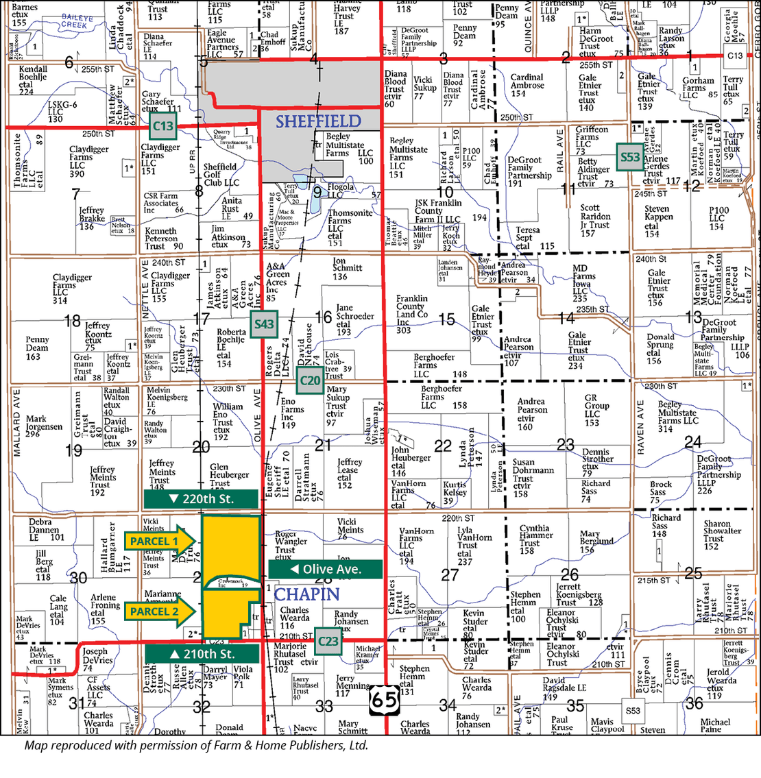 Image for Closed - Franklin Co., IA - 256.98 Ac., m/l (020-0561)