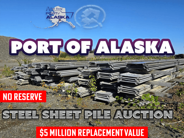 Image for Don Young Port of Alaska Steel Sheet Pile Auction