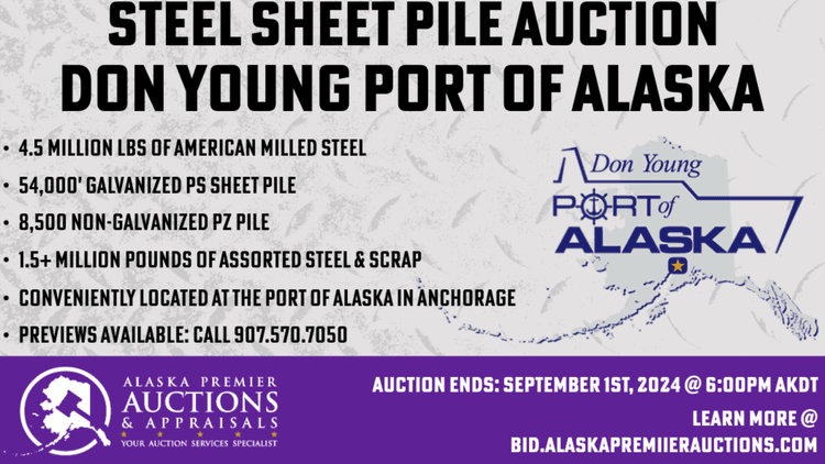 Image for Don Young Port of Alaska Steel Sheet Pile Auction