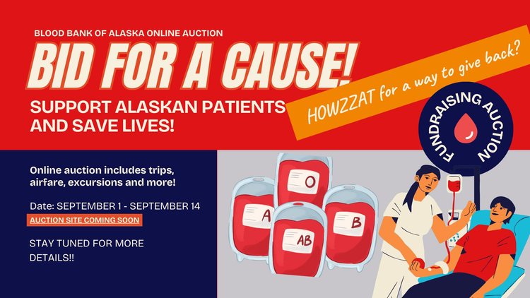 Image for Blood Bank of Alaska 2024 Fundraising Auction