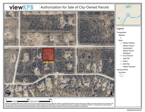 Image for City of Kenai Land Auction - 2024 General Fund