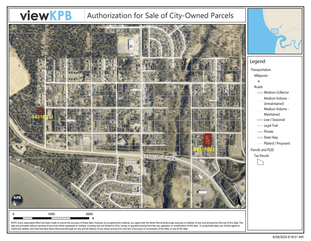 Image for City of Kenai Land Auction - 2024 General Fund