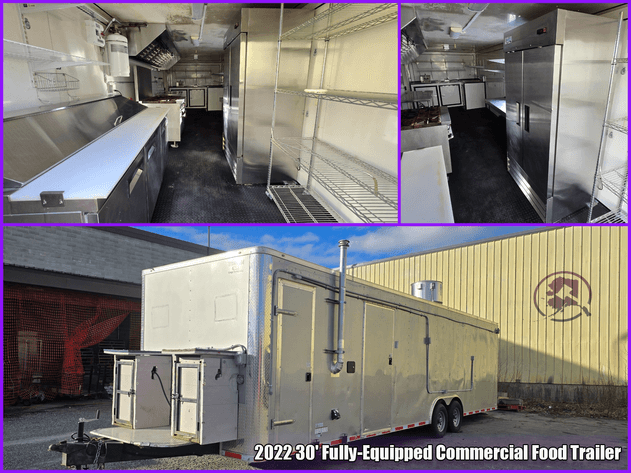 Image for April 2025 Commercial Food Trailer Auction