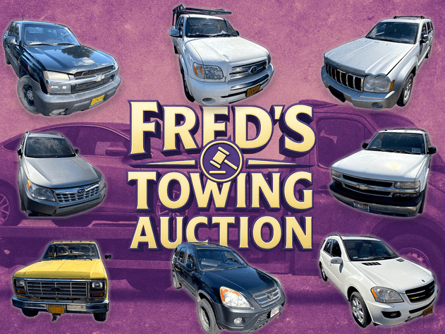 Image for August 2025 Fred's Towing Auction